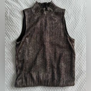 Banana Republic Sparkly Silver Top